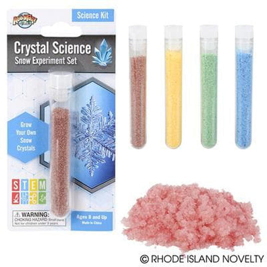 The Toy Network-4.25" Growing Snow Crystal Test Tube-AM-GRSNC-Legacy Toys