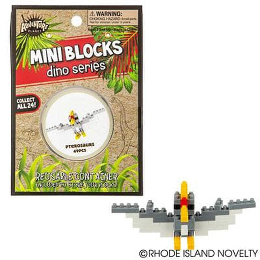 The Toy Network-Mini Blocks - Pterosaurs 49 Pieces-AM-MBPTE-Legacy Toys