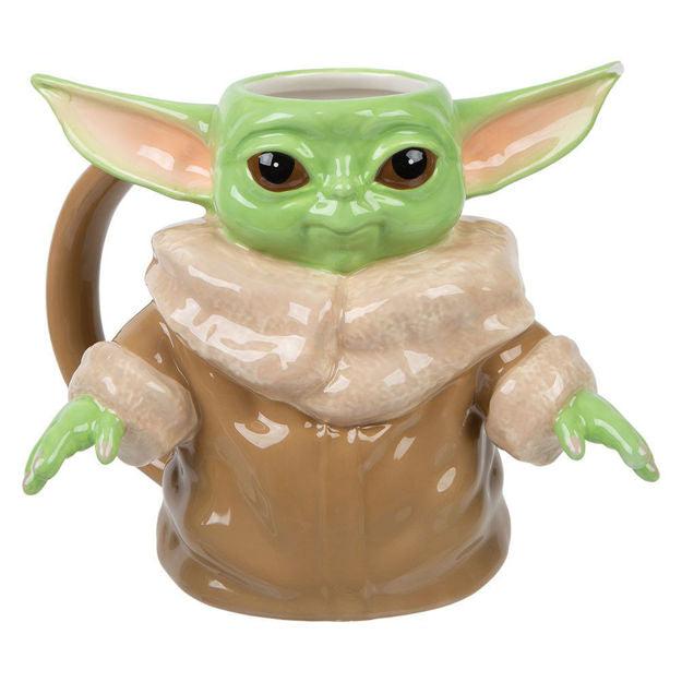 Bio World-Star Wars The Mandalorian Grogu 20 oz. Sculpted Ceramic Mug-VU9D6GSTW00VI00-Legacy Toys