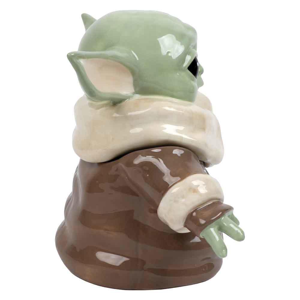 Bio World-Star Wars The Mandalorian Grogu Sculpted Ceramic Cookie Jar-VCA1297STWPP00-Legacy Toys