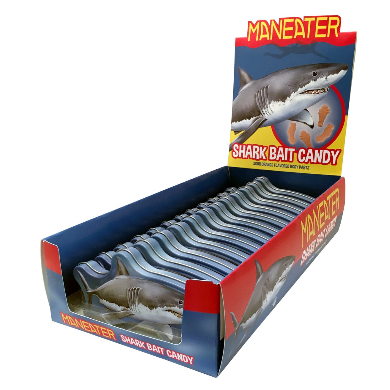 Boston America-Maneater Shark Bait Candy-5856-Box of 12-Legacy Toys