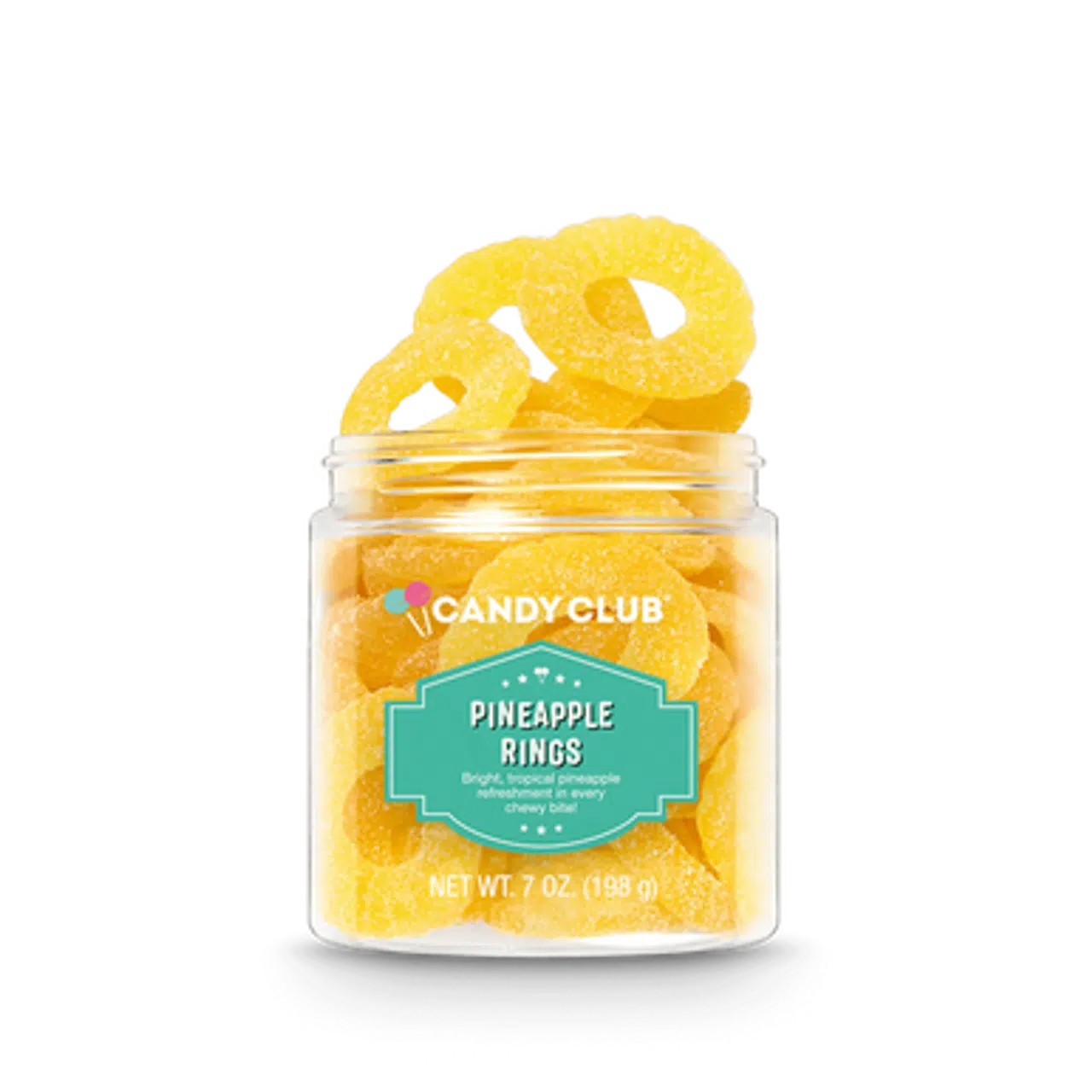 Candy Club-Pineapple Rings Small Jar-RS1705-00-20-Legacy Toys