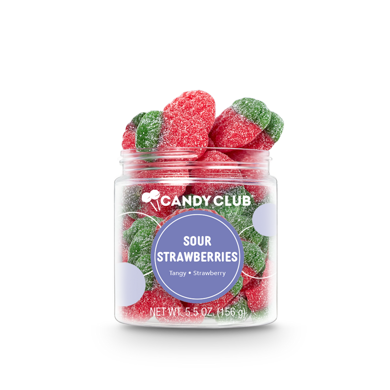 Candy Club-Sour Strawberries Small Jar-RS1600-00-03-Legacy Toys
