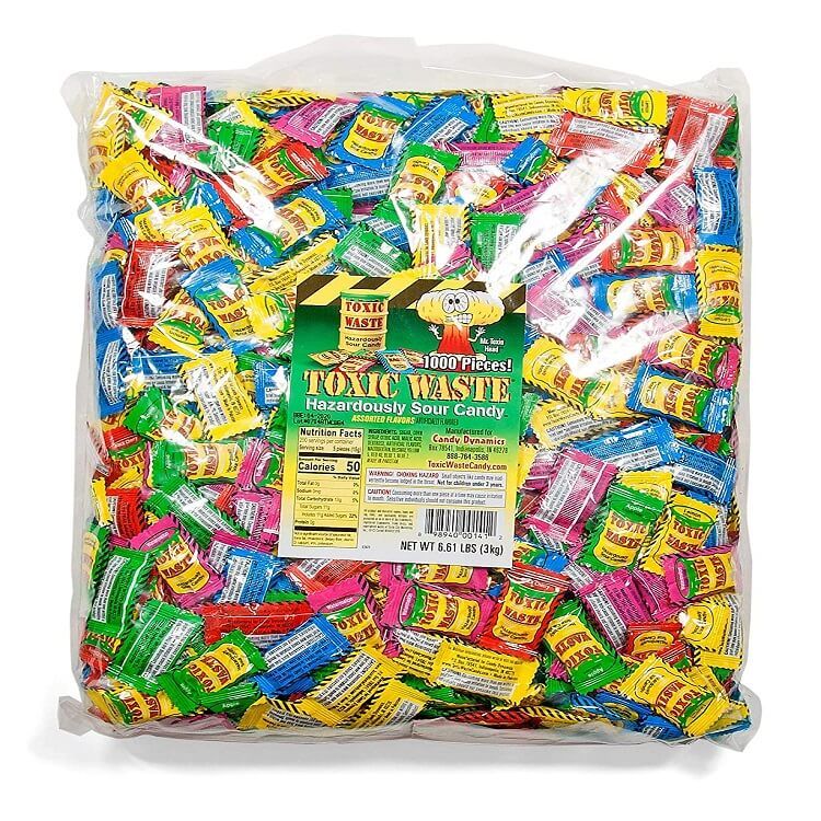 Candy Dynamics-Toxic Waste Bulk Poly Bag - 1000 ct. 8lb. Bag-87111-1-Legacy Toys