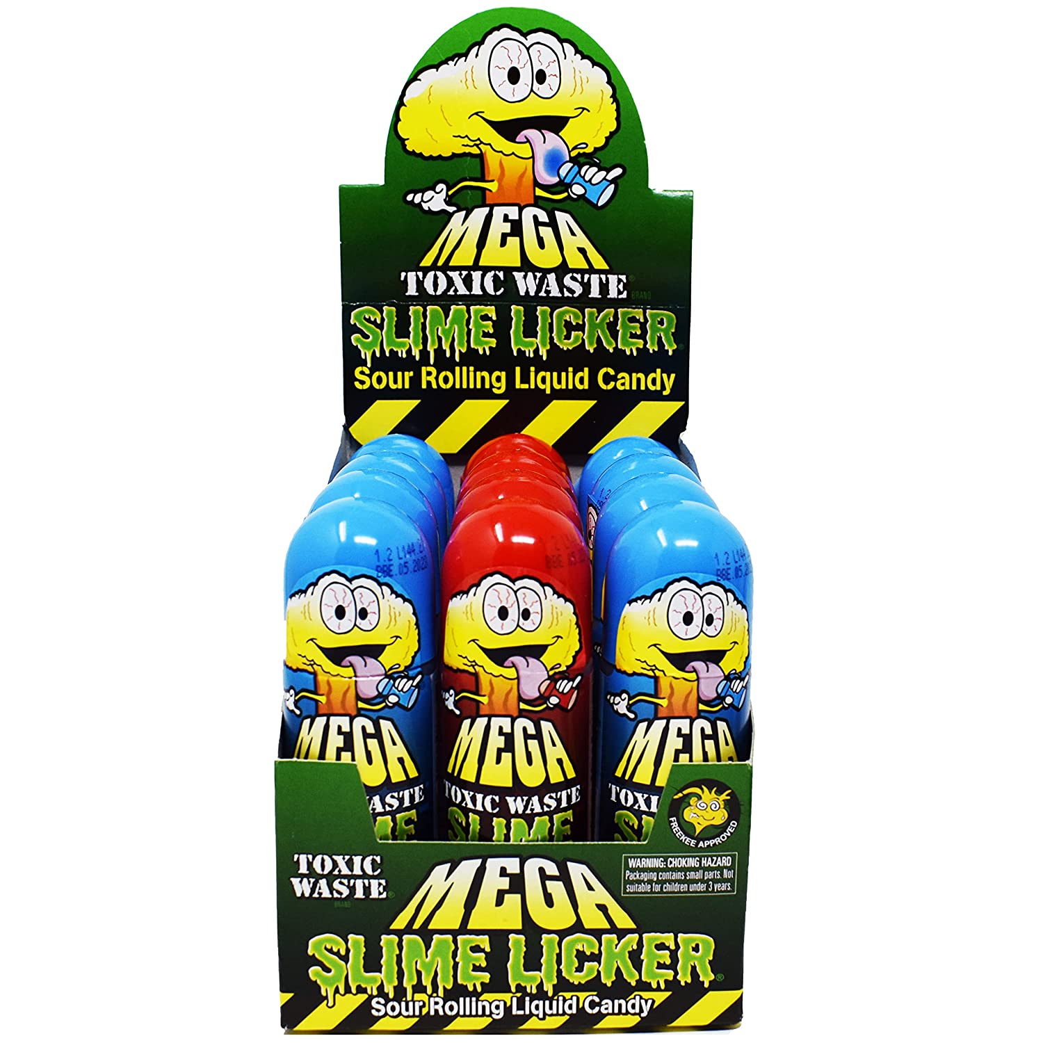 Candy Dynamics-Toxic Waste Mega Slime Licker Assorted Flavors 3 oz.-46090-1-Legacy Toys