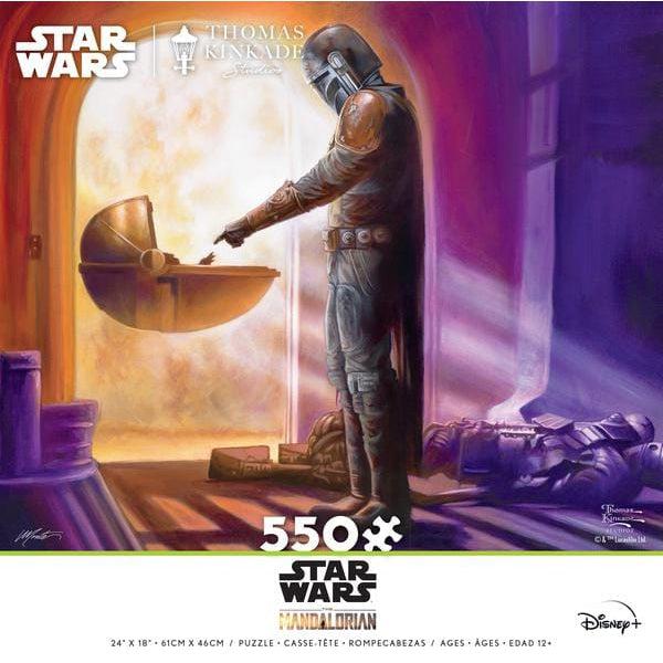 Ceaco-Thomas Kinkade Star Wars: The Mandalorian - Turning Point - 550 Piece Puzzle-2453-03-Legacy Toys