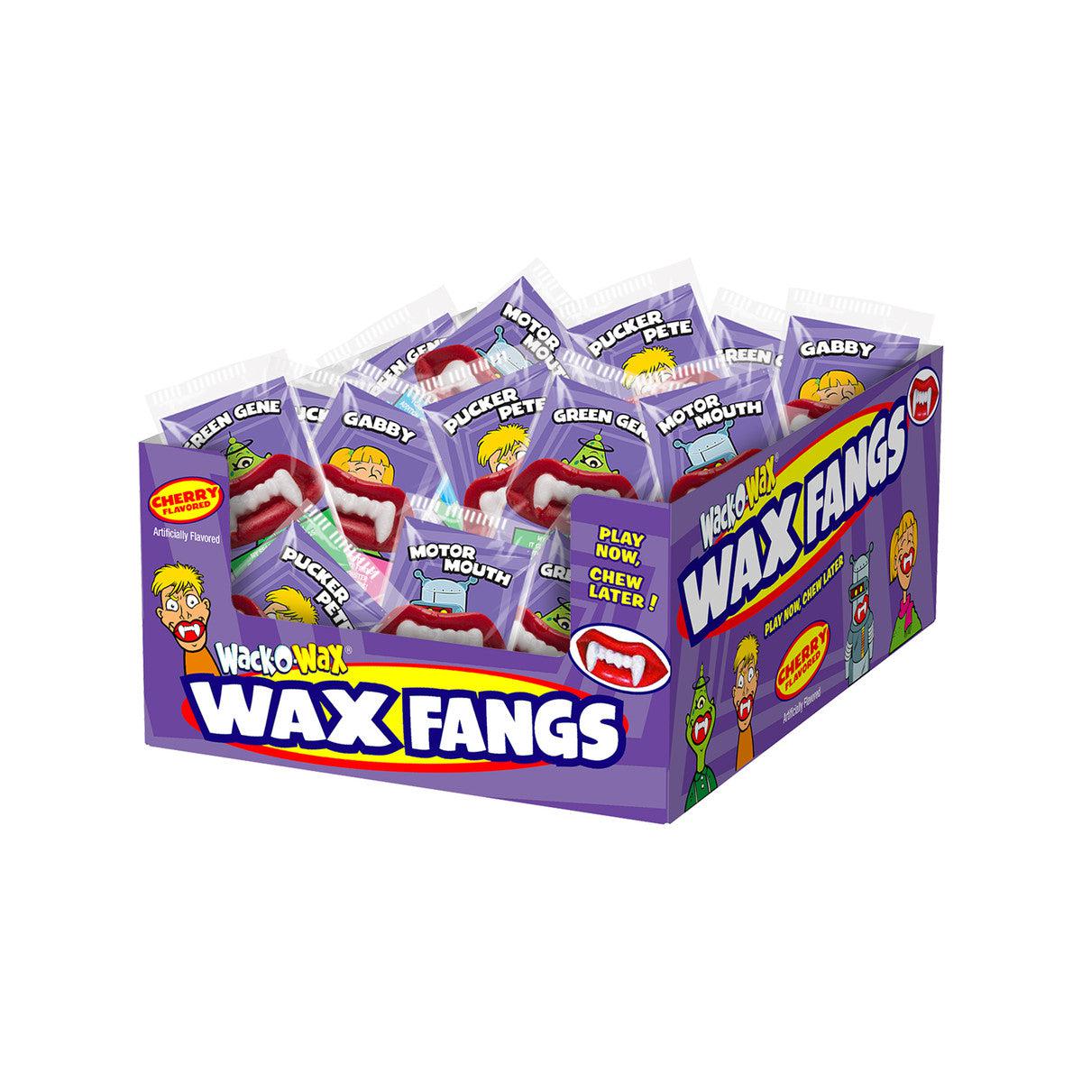 Charms-Wack-O-Wax Wax Fangs-74127-Box of 24-Legacy Toys