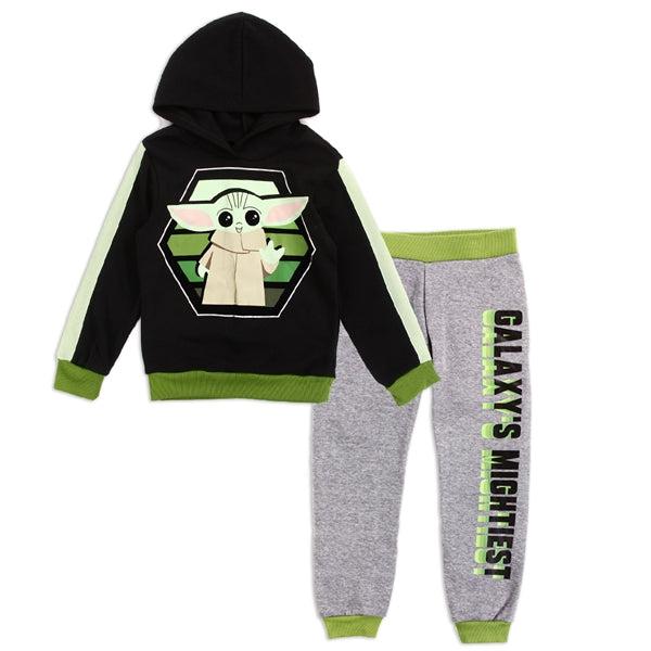 BABY YODA Boys 4-7 2PC Fleece Hoodie Set - Main Image
