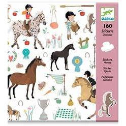 DJECO-Petit Gifts - Horses Stickers-DJ08881-Legacy Toys