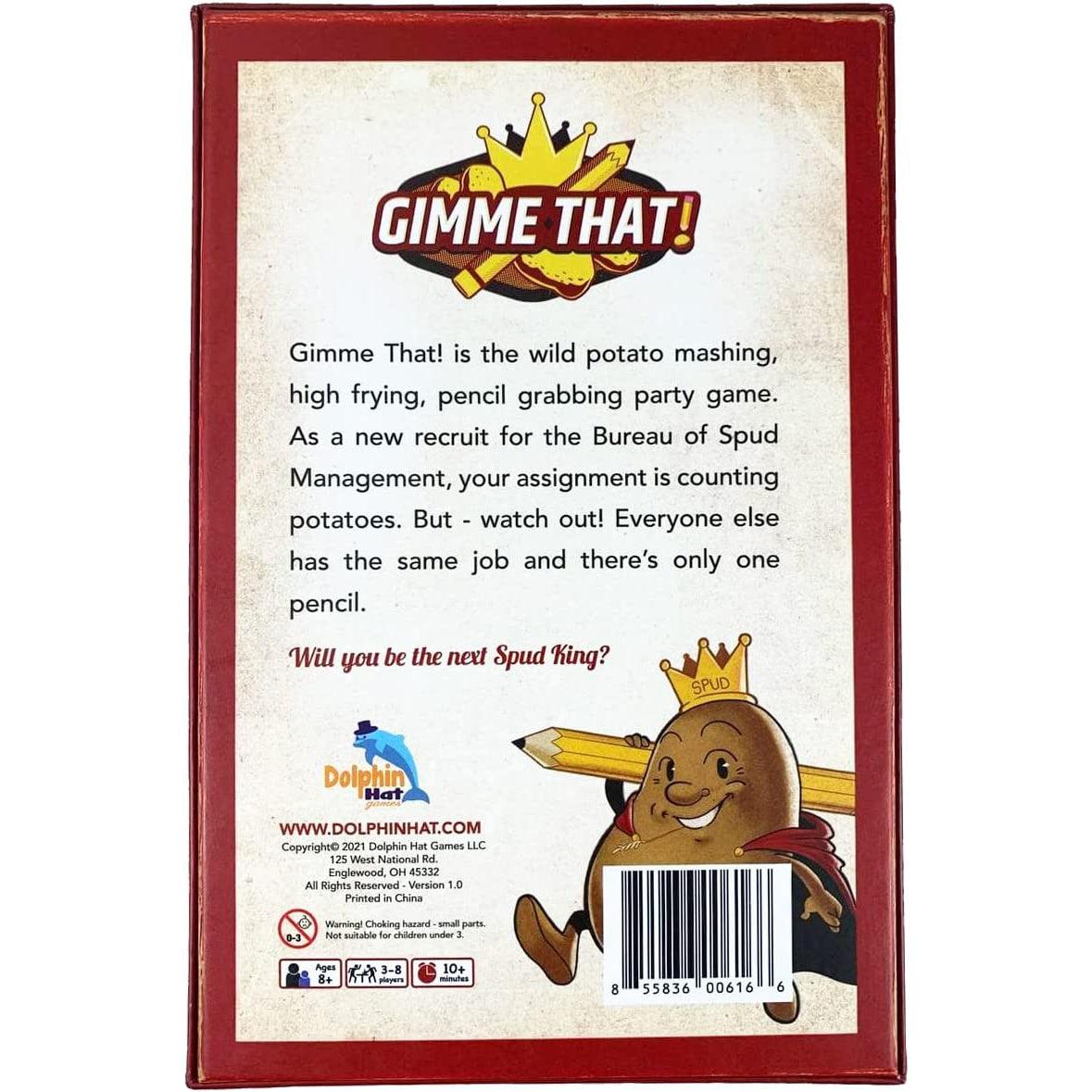 Dolphin Hat Games-Gimme That!-GTGDH-Legacy Toys