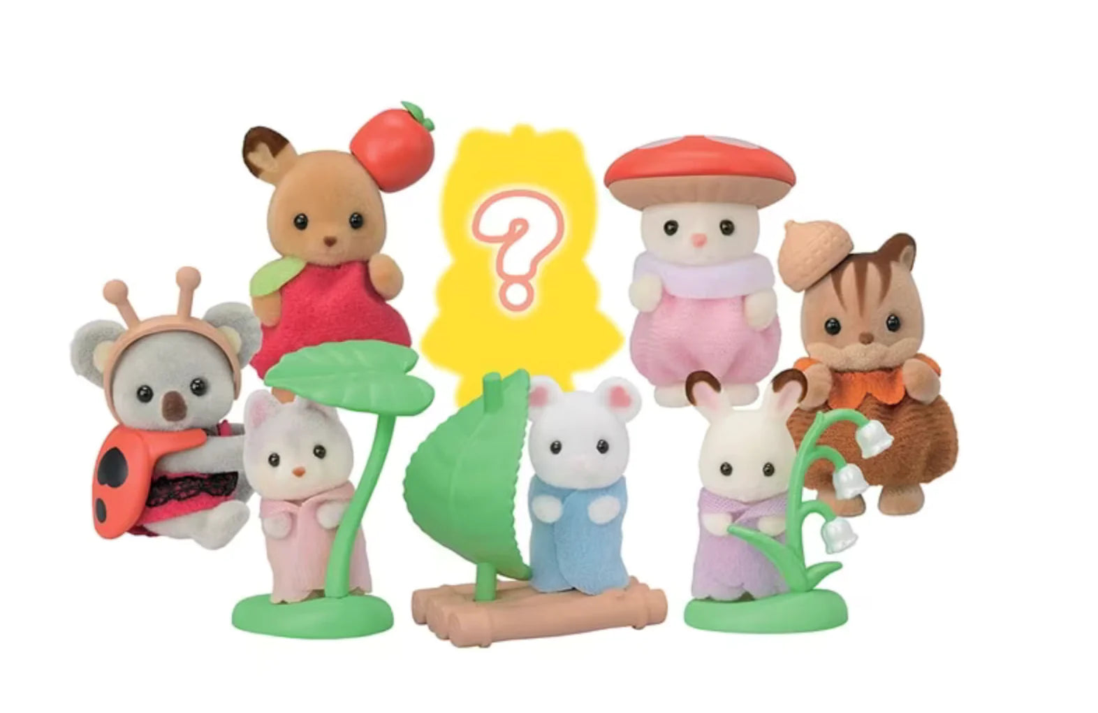 Epoch Everlasting Play-Calico Critters Baby Collectibles - Baby Forest Costume Series-CC2184-Legacy Toys