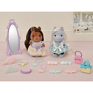 Epoch Everlasting Play-Calico Critters Pony Friends Set-CC1974-Legacy Toys