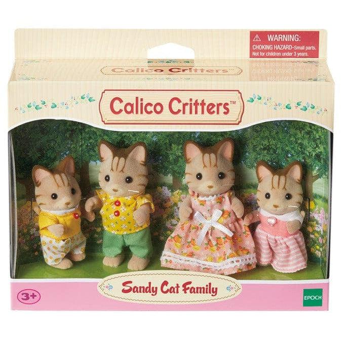 Epoch Everlasting Play-Calico Critters Sandy Cat Family-CC1406-Legacy Toys