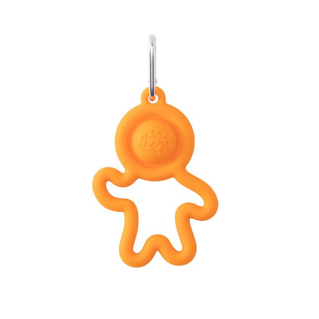 Fat Brain Toys-Lil Dimpl Assorted Keychain-FA349-O-Orange-Legacy Toys