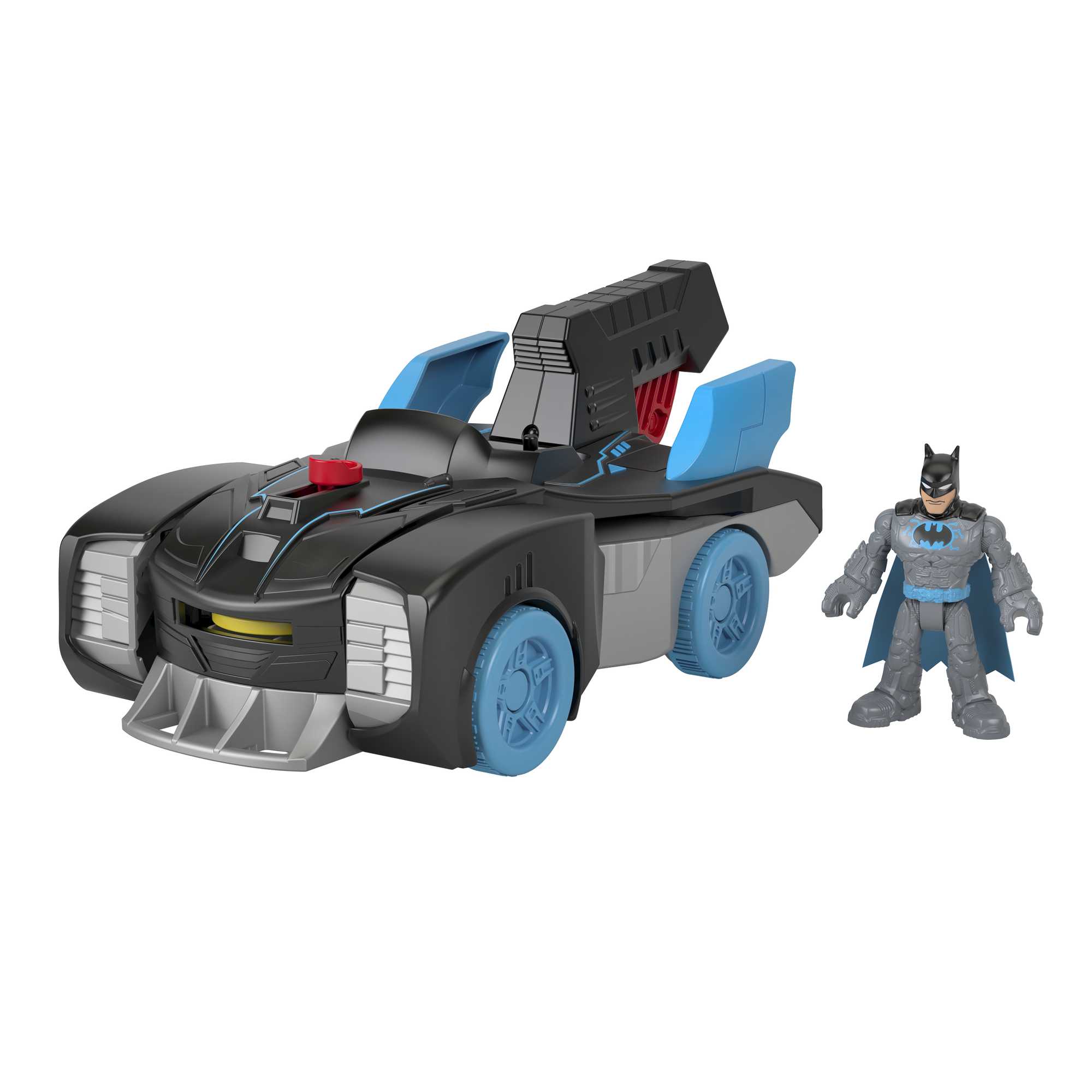 Fisher Price-Fisher-Price Imaginext - DC Super Friends Bat-Tech Batmobile-GWT24-Legacy Toys