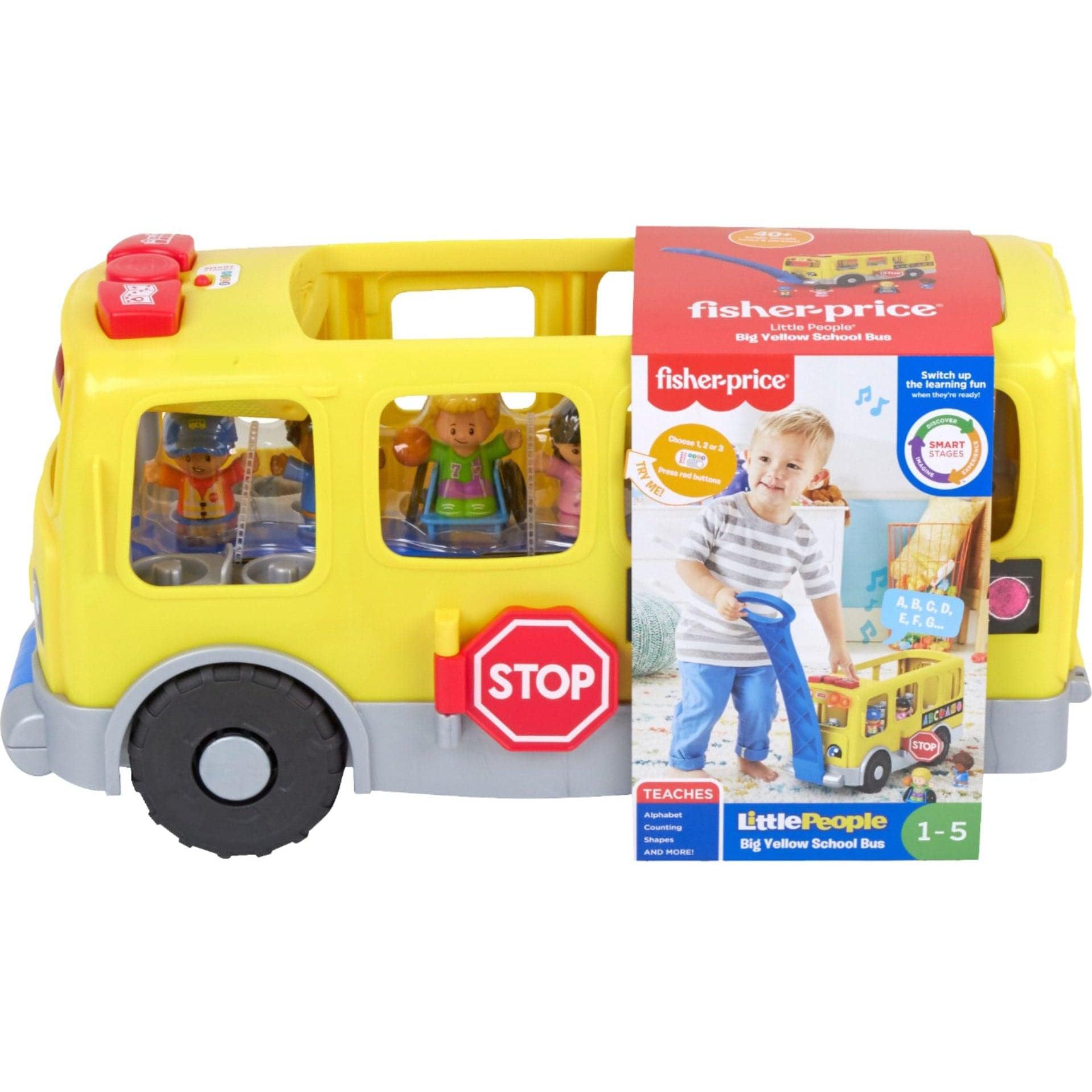 Fisher Price-Fisher-Price Little People - Big Yellow School Bus-GLT75-Legacy Toys