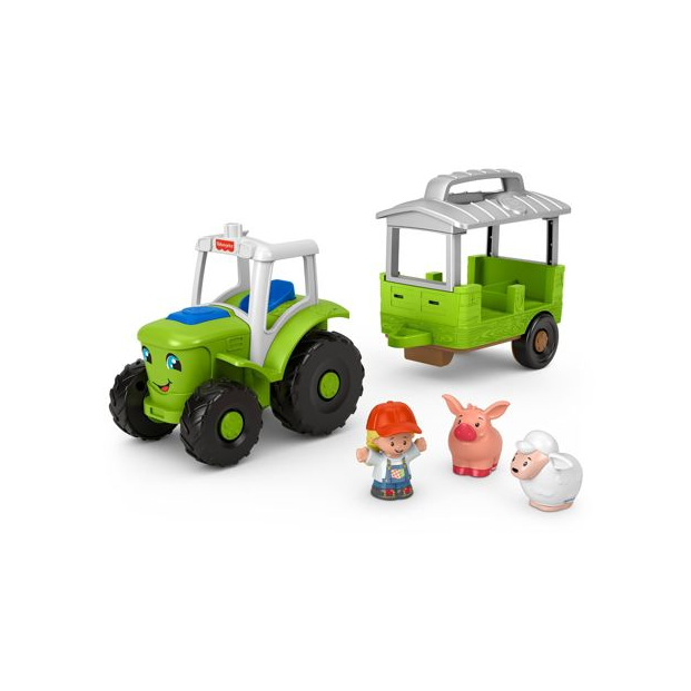 Fisher Price-Fisher-Price Little People - Caring for Animals Tractor-GLT77-Legacy Toys