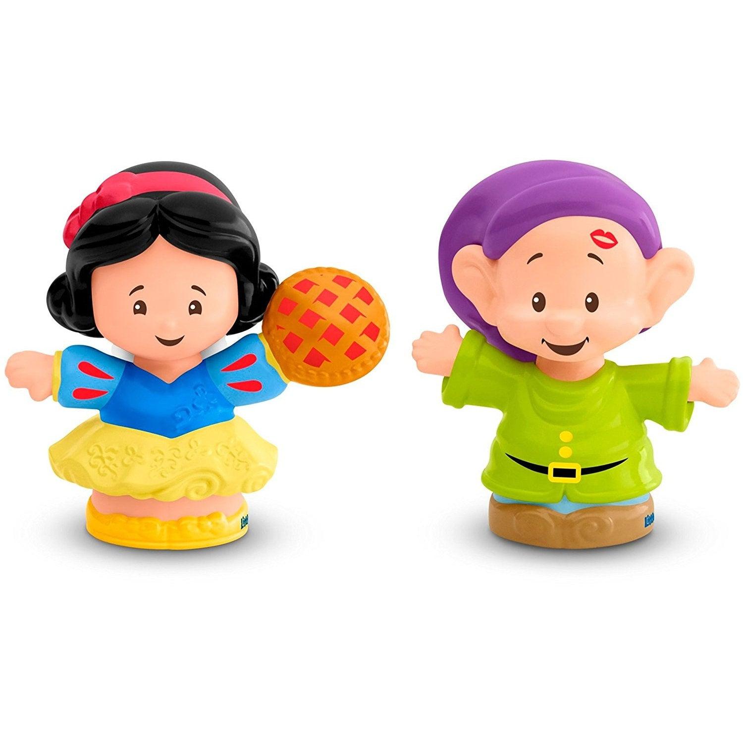 Fisher Price-Fisher-Price Little People - Disney Princess-HMX77-Snow White and Dopey-Legacy Toys