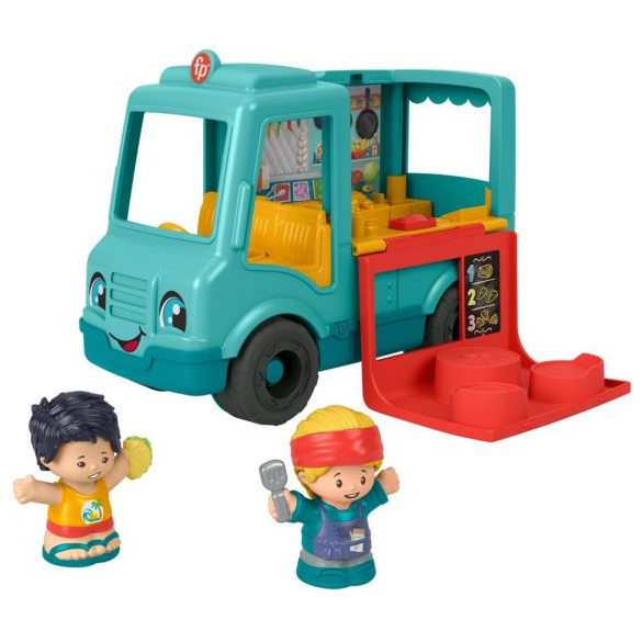Fisher Price-Fisher-Price Little People Large Vehicle -GTT73-Food Truck-Legacy Toys