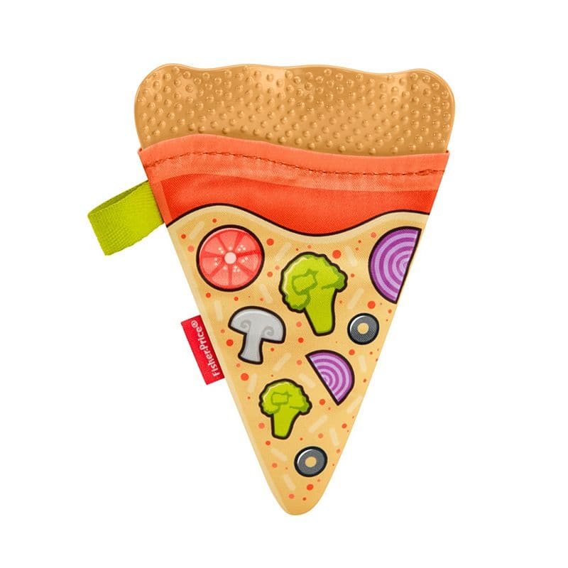 Fisher Price-Fisher-Price Pizza Slice Teether-GMC38-Legacy Toys