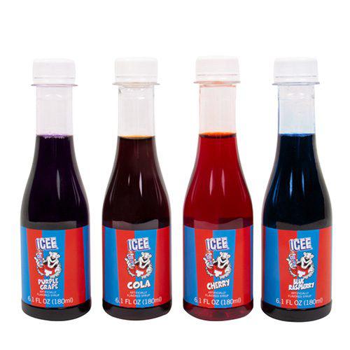 Fizz Creations-ICEE 4 Pack 6.1 fl oz. Syrups-300013-Legacy Toys