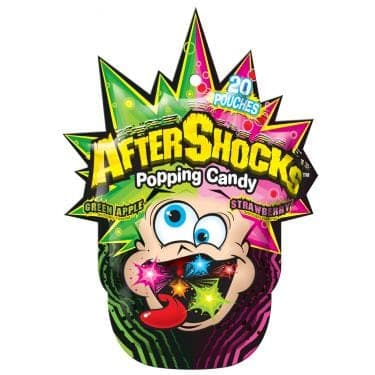 Foreign Candy-After Shocks Popping Assorted Candy-300887-18 ct. Case-Legacy Toys