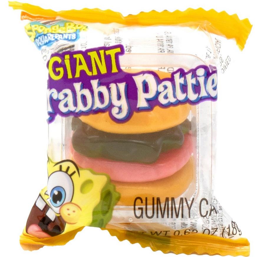 Frankford Candy-Giant Krabby Patties Gummy Candy-400398-Single Piece-Legacy Toys