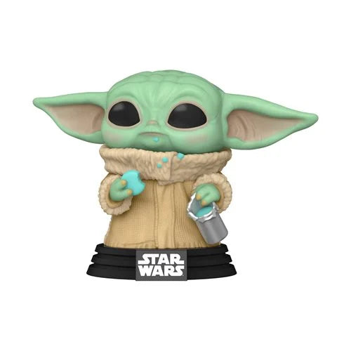 Funko-Star Wars: The Mandalorian - The Child with Cookie Pop! Vinyl Figure-FU54531-Legacy Toys