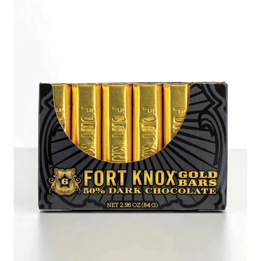 Gerrit Verburg-Fort Knox Mini Gold Bars - Dark Chocolate 2.96 oz.-32947-Single-Legacy Toys