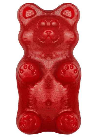 Giant Gummy Bears-Huge 2lb. Gummy Bear Assorted Flavors-Cherry-Legacy Toys