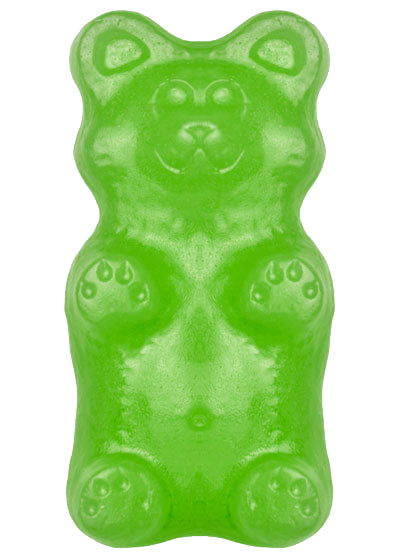 Giant Gummy Bears-Huge 2lb. Gummy Bear Assorted Flavors-Lime-Legacy Toys