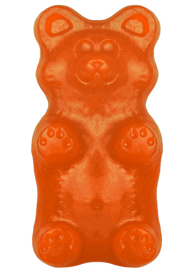 Giant Gummy Bears-Huge 2lb. Gummy Bear Assorted Flavors-Orange-Legacy Toys