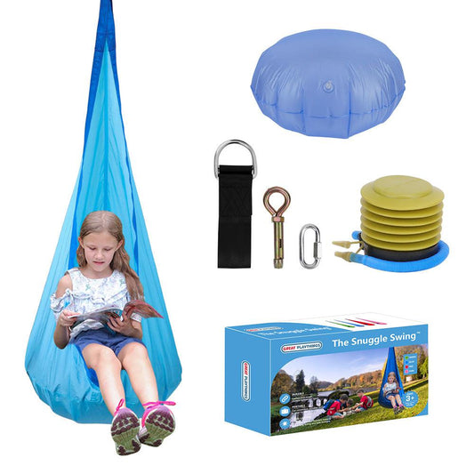 Great Playthings-The Snuggle Swing Hanging Chair in 4 different colors--Legacy Toys