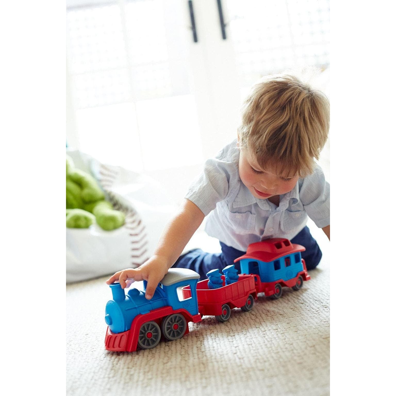 Green Toys-Train - Blue-TRNB-1054-Legacy Toys