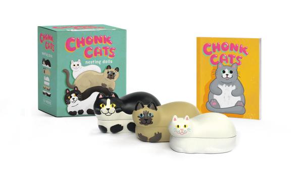Hachette Book Group-Chonk Cats Nesting Dolls-9780762472628-Legacy Toys
