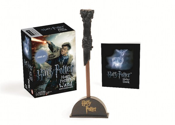 Hachette Book Group-Harry Potter Wizard's Wand with Sticker Book-9780762459377-Legacy Toys