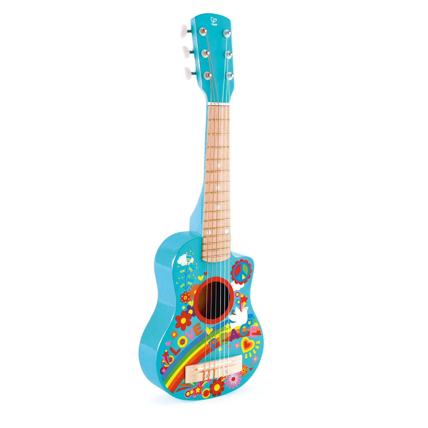 Hape-Flower Power Guitar-E0600-Legacy Toys