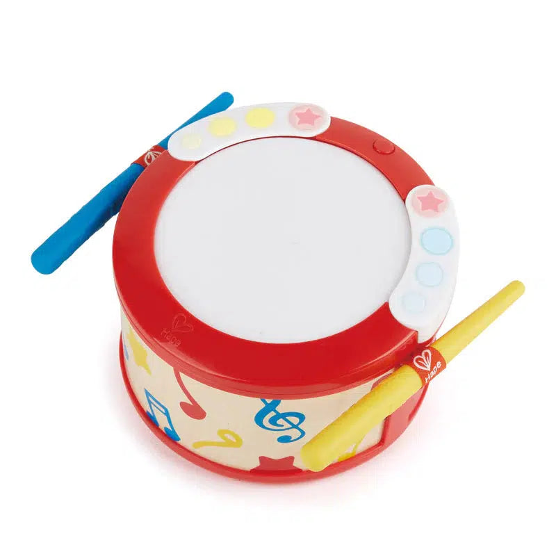 Hape-Hape Learn To Play Drum | Toy Percussion Instrument-E0620-Legacy Toys