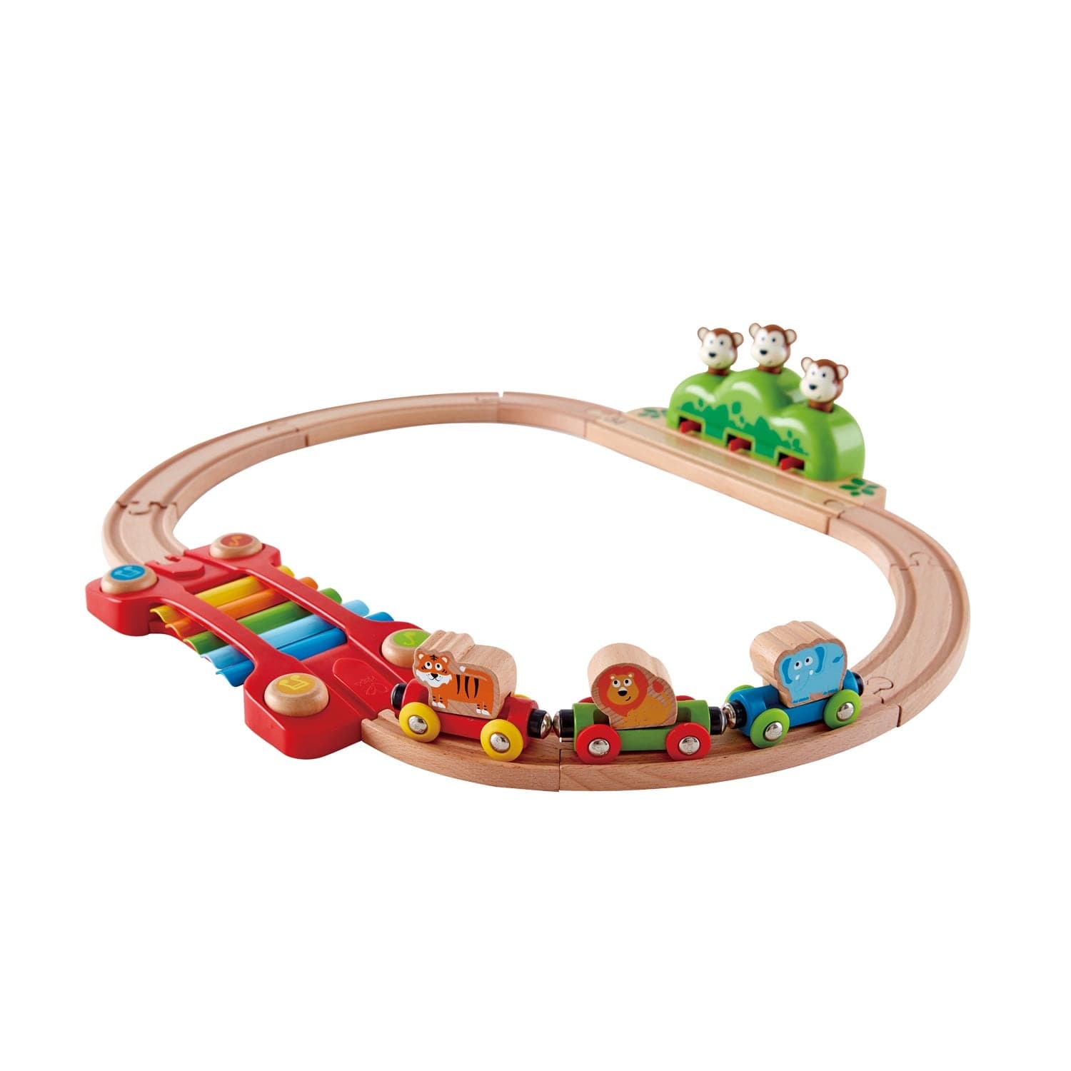 Hape-Music and Monkeys Railway-E3825-Legacy Toys