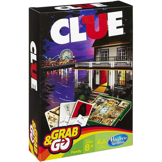 Hasbro-Grab & Go Travel Game Assortment-B0999-Clue-Legacy Toys