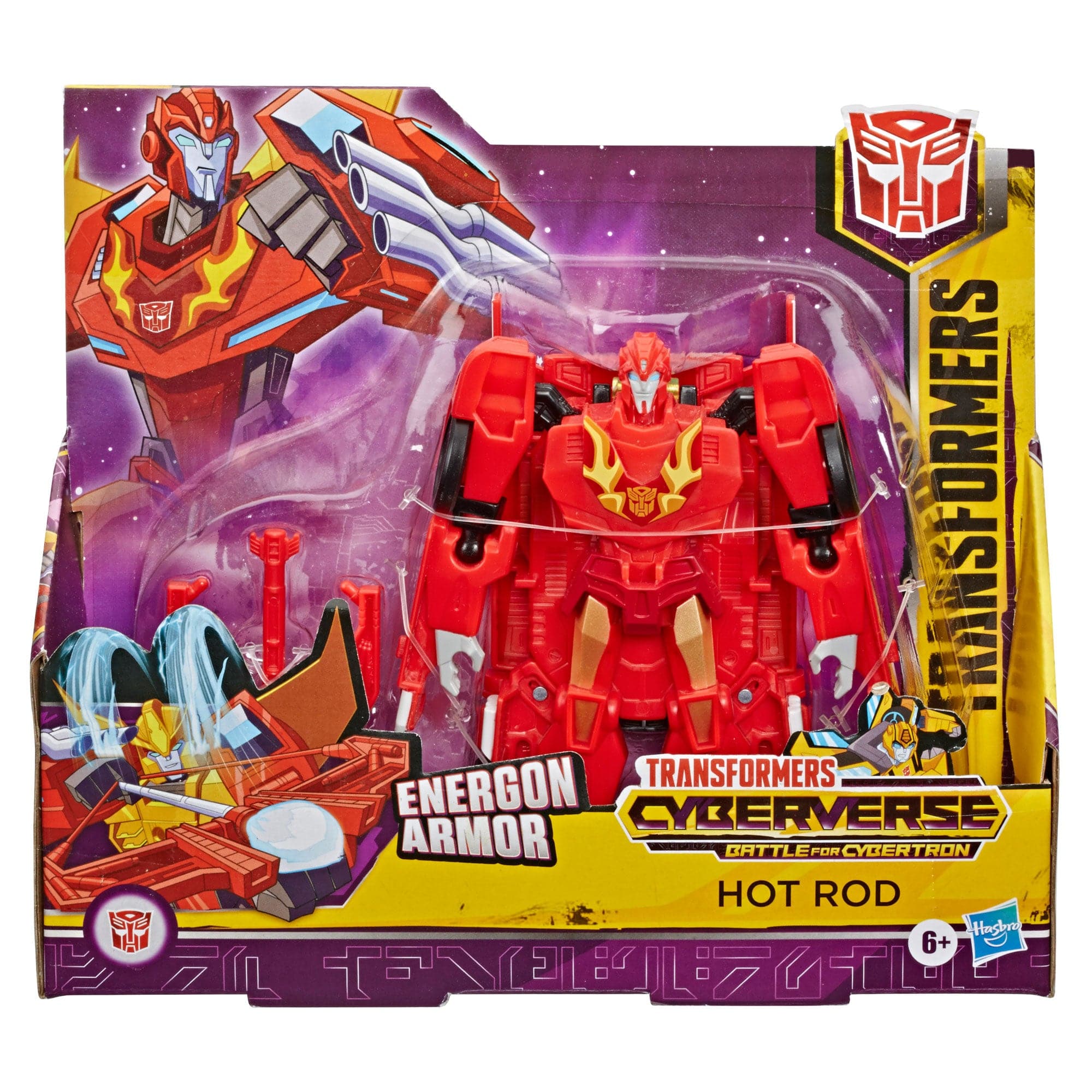 Hasbro-Transformers Cyberverse Ultra Class Assortment-E7107-Hot Rod-Legacy Toys
