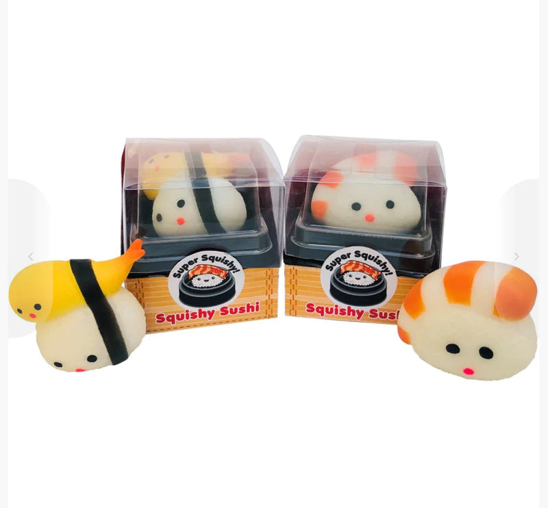 Idako-Squeeze Sushi Fidget Toy Assorted Styles-ID300-Legacy Toys