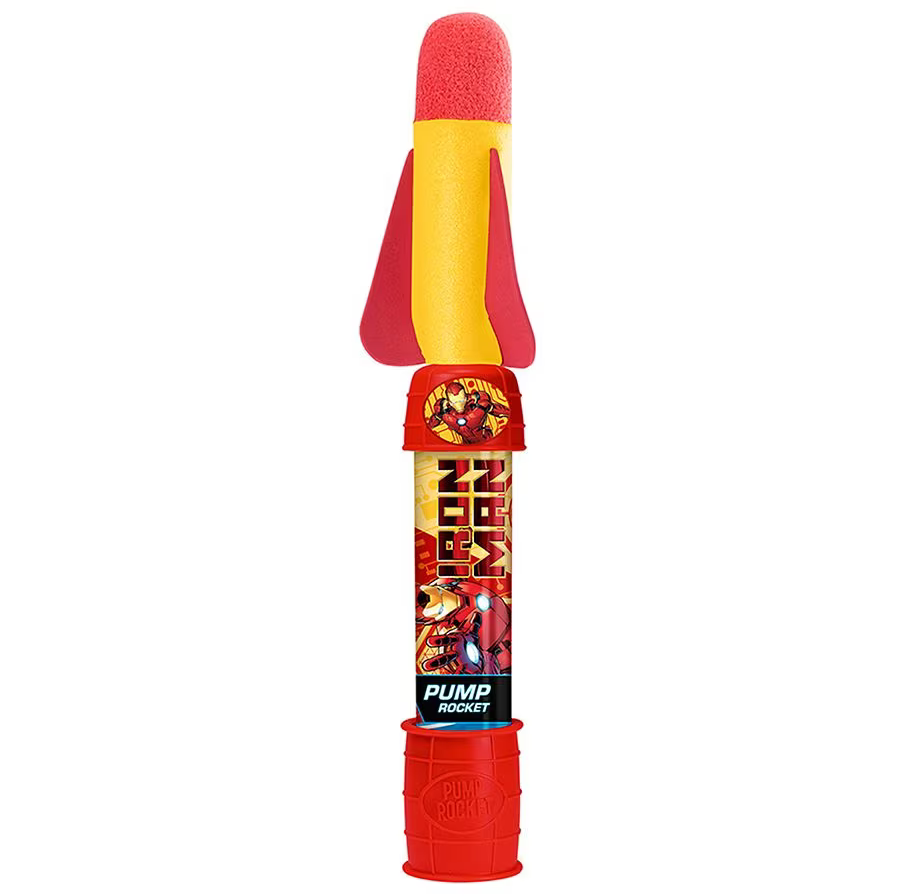 JA-RU-Marvel Rocket Pumper - Iron Man-36816-Legacy Toys