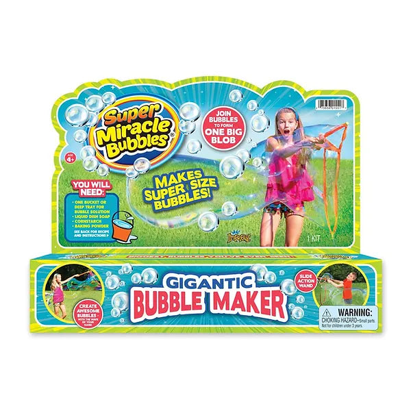JA-RU-Super Miracle Bubbles Gigantic Bubble Maker-1551-Legacy Toys