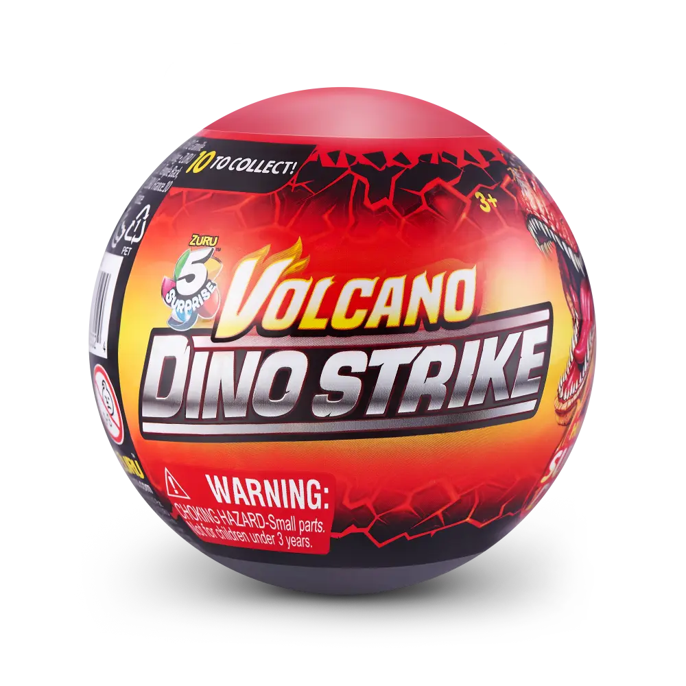 JA-RU-Volcano Din-Strike 5 Surprise-77200-Legacy Toys