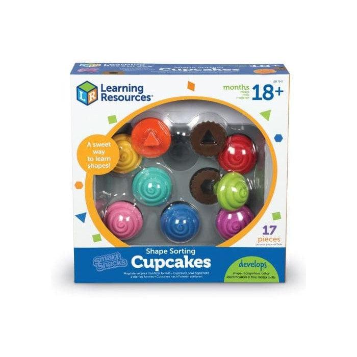 Learning Resources-Smart Snacks Shape Sort Cupcakes-LER7347-Legacy Toys
