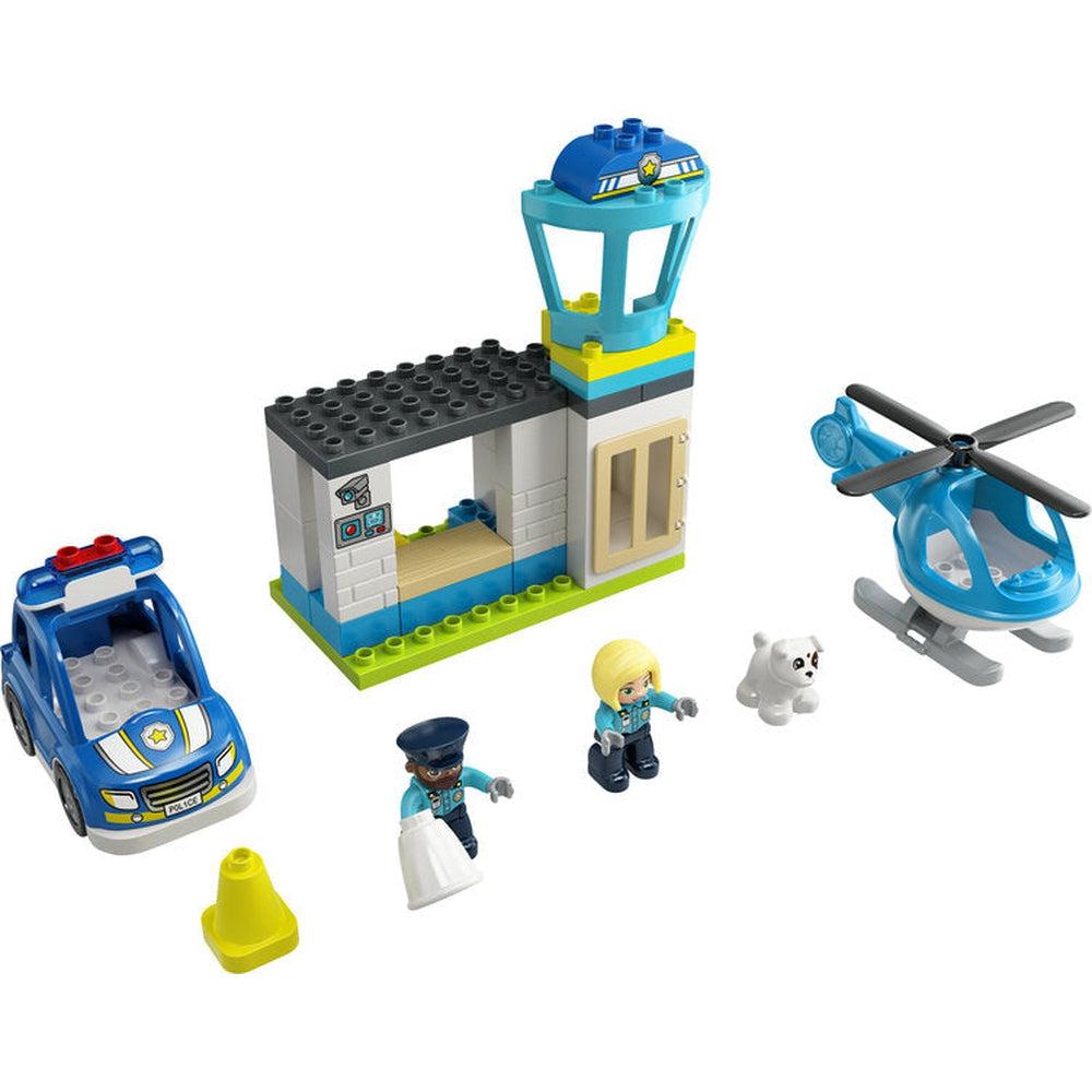 Lego-DUPLO Police Station and Helicopter-10959-Legacy Toys