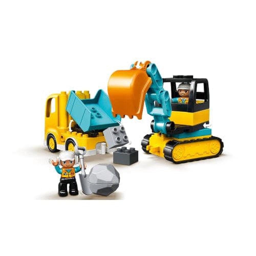 Lego-DUPLO Truck & Tracked Excavator-10931-Legacy Toys