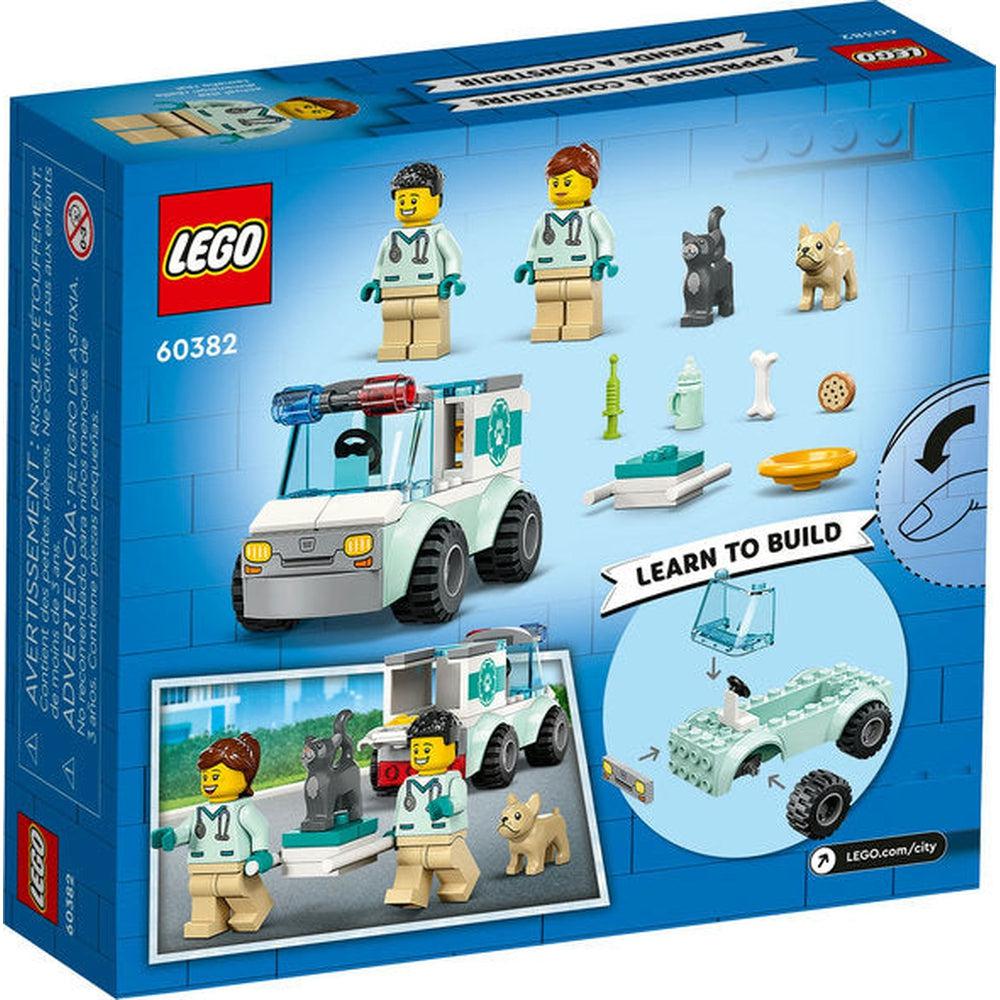 Lego-LEGO City Vet Van Rescue-60382-Legacy Toys