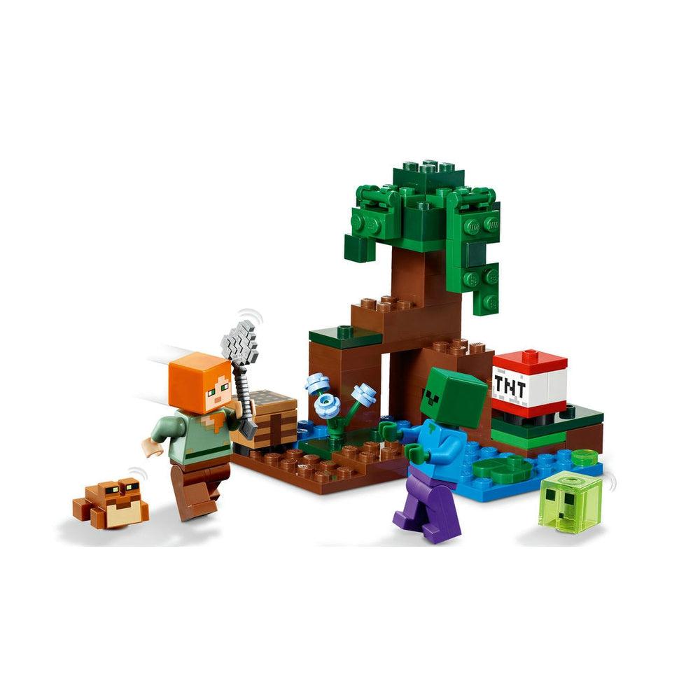 Lego-LEGO Minecraft The Swamp Adventure-21240-Legacy Toys